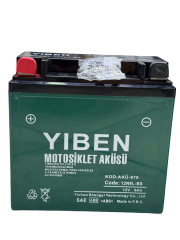 Yıben ytx9-bs (12v9ah) yatık akü