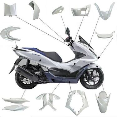 HONDA PCX 125 KOMPLE GRANAJ SET BEYAZ
