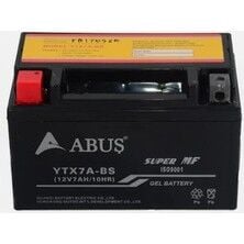 Abuş ytx7a-bs yatık akü 12v7ah/10hr