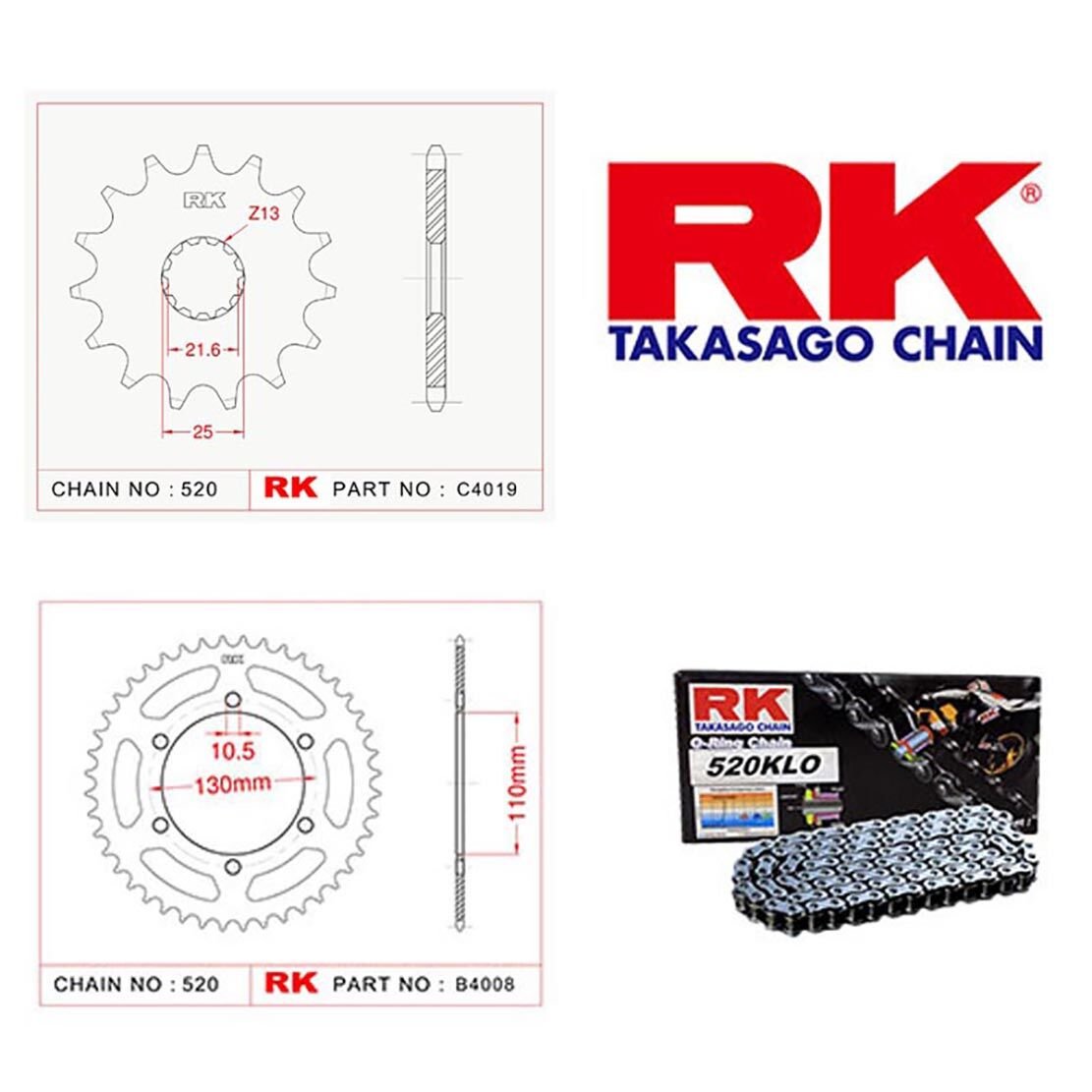 RK R25 ZINCIR SET 486-203